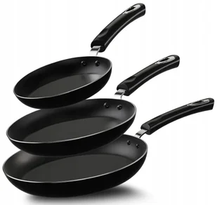 KICHLY Aluminiowy zestaw patelni nonstick 20cm, 24cm i 28cm - Zestawy garnków i patelni - miniaturka - grafika 1