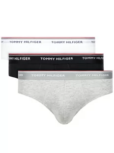 Tommy Hilfiger Komplet 3 par slipów 1U87903766 Kolorowy Regular Fit - Majtki męskie - miniaturka - grafika 1