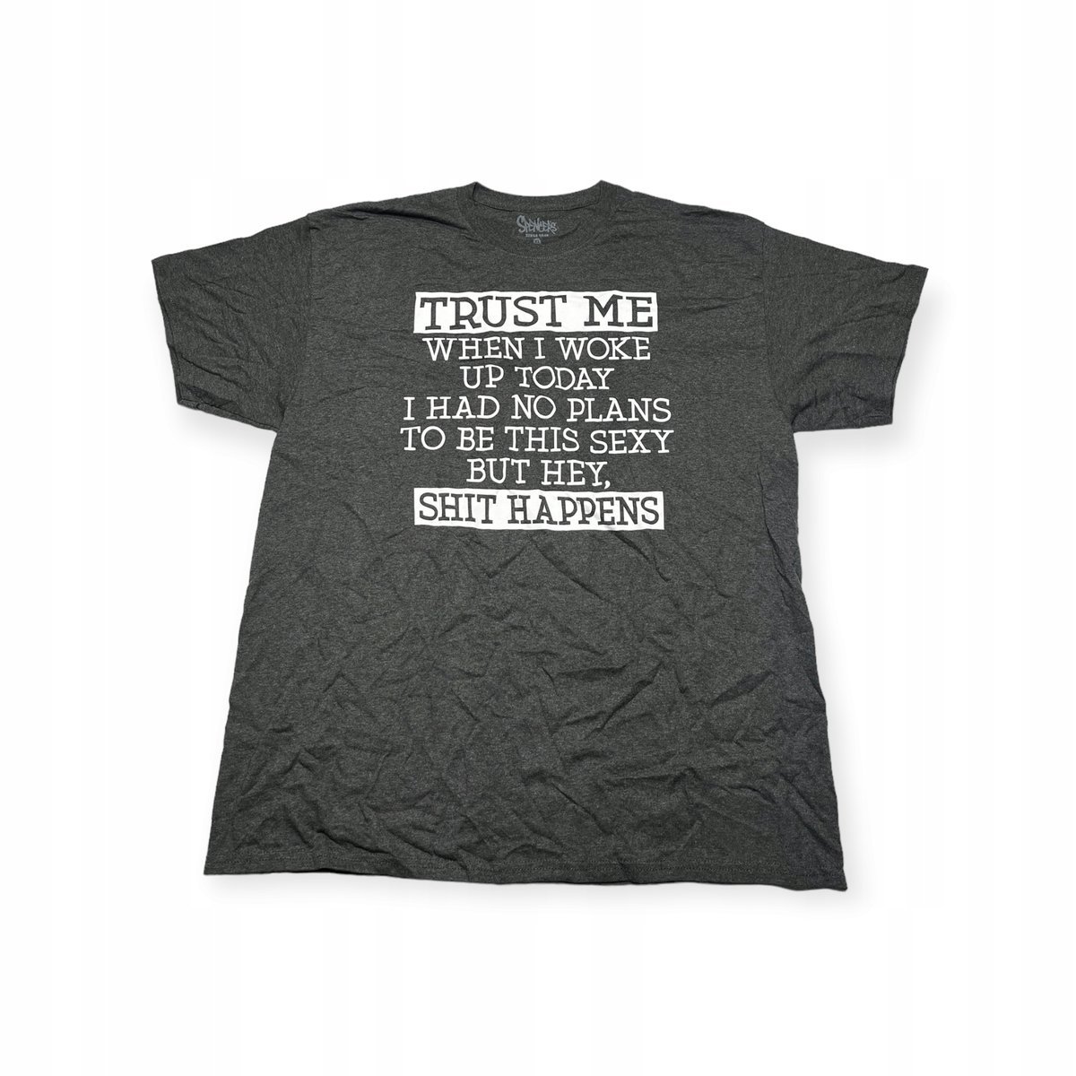 Koszulka T-shirt męski okrągły dekolt SPENCER'S NADRUK S