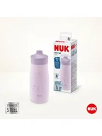 Sztućce dla dzieci - NUK Bidon "Mini-Me Sip Cup Reh" w kolorze fioletowym - 300 ml - miniaturka - grafika 1