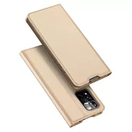 Etui i futerały do telefonów - Dux Ducis Skin Pro kabura etui pokrowiec z klapką Xiaomi POCO X4 NFC złoty - miniaturka - grafika 1