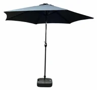 Parasole ogrodowe - Ciemnoszary klasyczny parasol do ogrodu F1-R99 - miniaturka - grafika 1