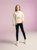 Spodnie i spodenki dla dziewczynek - Reserved - Legginsy Pusheen - czarny - miniaturka - grafika 1