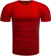 Koszulki męskie - Koszulka męska t-shirt gładki czerwony Recea - miniaturka - grafika 1