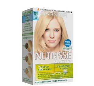 Farba do włosów Garnier Nutrisse Crème Nourishing Color 101 Platinum Ash Blonde 60 ml (3600541448339) - Farby do włosów i szampony koloryzujące - miniaturka - grafika 1