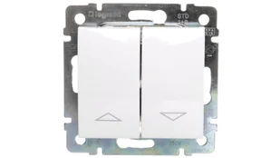 Legrand Valena - Łącznik sterowania roletami z blokadą mechaniczną biały 10 A 77 - Wyłączniki światła i elektryczne - miniaturka - grafika 2