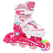 Rolki - Rolki Raven Lia Pink 34-37 (M) (front LED wheel) - miniaturka - grafika 1