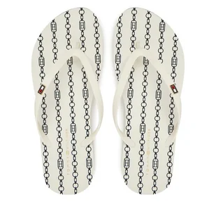 Japonki Tommy Hilfiger FW0FW08518 Biały - Klapki i japonki damskie - miniaturka - grafika 1