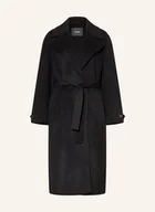 Płaszcze damskie - Maje Płaszcz Wełniany schwarz - miniaturka - grafika 1