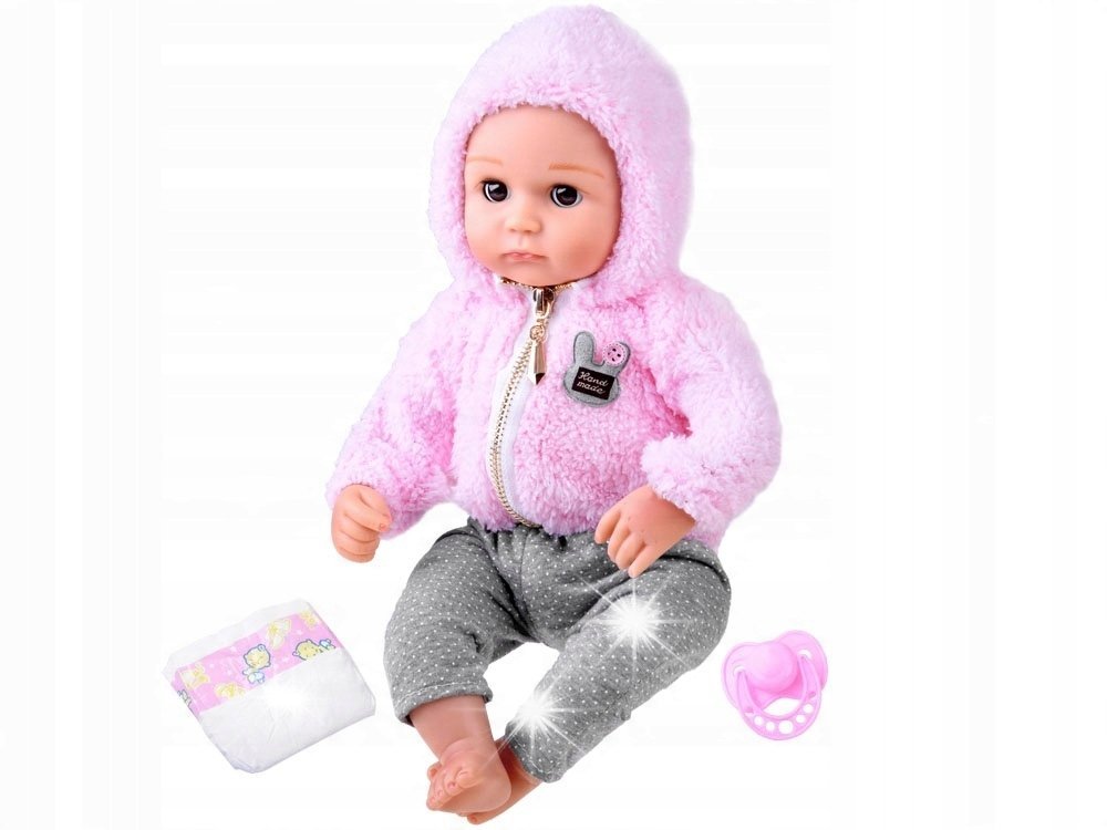 Lalka bobas 43 cm gumowa miękki brzuszek ZA4283