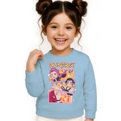 Bluzy dla dziewczynek - BLUZA DZIECIĘCA KPOP DEMON HUNTERS HUNTRIX 110-116 BAWEŁNIANA JAKOŚĆ - miniaturka - grafika 1