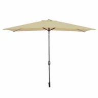 Parasole ogrodowe - Marbueno Parasol Acero 8 Varillas 200x300 cm Poliester Brązowy Ogród, Basen, Taras D1400827 - miniaturka - grafika 1