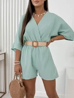 Kombinezony - KOMBINEZON NYSSA MIĘTOWY UNI - Ubra - miniaturka - grafika 1