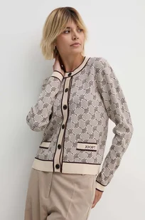 Joop! kardigan kolor beżowy lekki 30042806 - Swetry damskie - miniaturka - grafika 1
