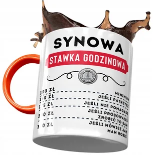 Kubek Pomarańczowy Dla Synowej Żony Syna Prezent z Nadrukiem ze Zdjęciem + Opakowanie na prezent (wzór 04) - Kubki Kubek Pomarańczowy Dla Synowej Żony Syna Prezent z Nadrukiem ze Zdjęciem + Opakowanie na prezent (wzór 04) - Kubki - miniaturka - grafika 1