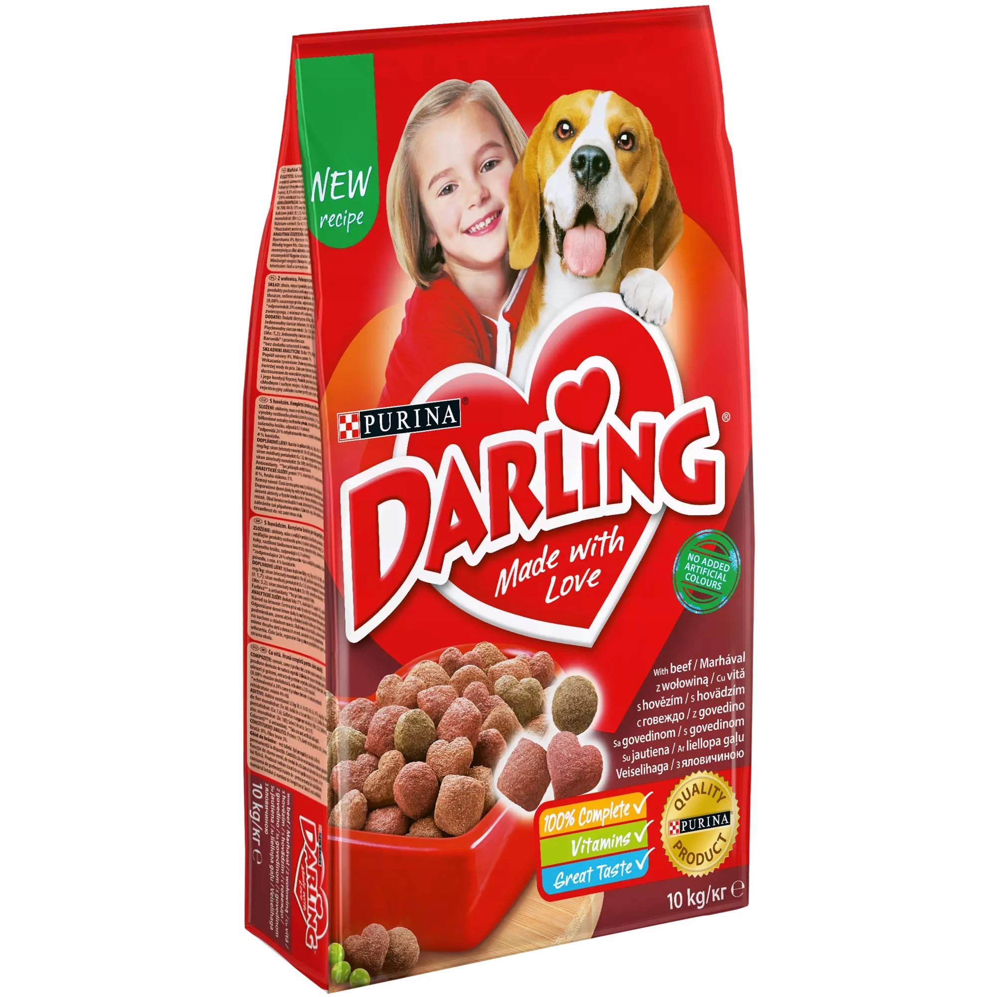 Purina Darling Mięso, marchewka i zboża 10 kg