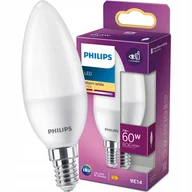 Żarówki LED - Żarówka Led Świeczka E14 7W 60W 806lm 2700K Ciepła Biała Philips - miniaturka - grafika 1