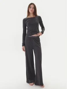 Tommy Hilfiger Spodnie piżamowe UW0UW06230 Szary - Piżamy damskie - miniaturka - grafika 1