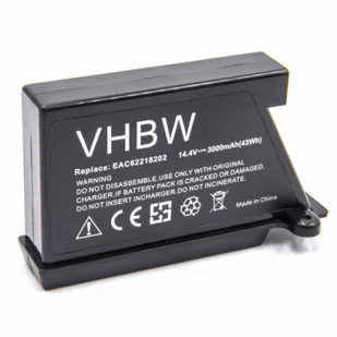 VHBW Bateria do LG Hom-Bot 3.0, EAC60766101, 3000 mAh - Akcesoria do odkurzaczy - miniaturka - grafika 1