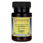 Serce i układ krążenia - Swanson, Usa Albion Chelat Miedzi 2 mg - suplement diety 60 kaps. - miniaturka - grafika 1