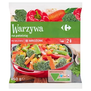 Carrefour Warzywa na patelnię po włosku mrożone 450 g - Dania mrożone - miniaturka - grafika 1