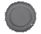 Kokony niemowlęce - Gniazdko z falbanką - antracyt - miniaturka - grafika 1