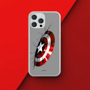 Etui Kapitan Ameryka 023 Marvel Nadruk pełny Szary Producent: Samsung, Model: S23 ULTRA - Etui i futerały do telefonów - miniaturka - grafika 1