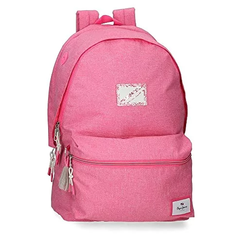 Pepe Jeans Moon Sweter dla dziewczynek, Różowy, Mochila para Portátil Doble Compartimento, dwukomorowy plecak na laptopa