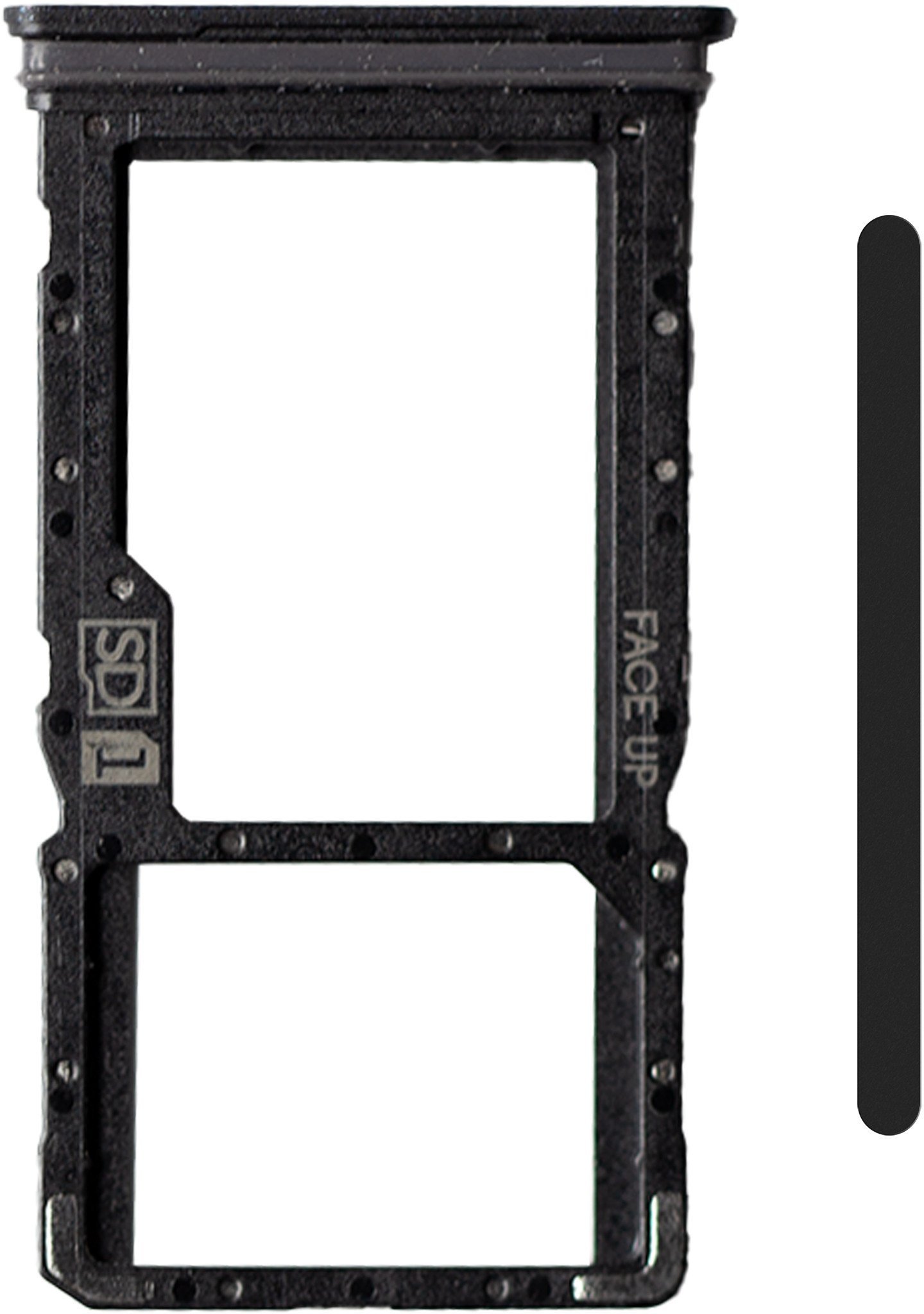 Tacka SIM do Motorola Moto G54 Szufladka Uchwyt Karty Czarny XT2343-1 5904858385621