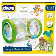 Zabawki interaktywne dla dzieci - Dmuchany walec dżungla Chicco - miniaturka - grafika 1