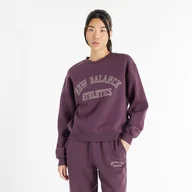 Bluzy damskie - Bluza damska New Balance WT43516PLN fioletowa - miniaturka - grafika 1
