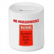 Skarbonki - Dla Pracownika Skarbonka na Urodziny na Prezent z Nadrukiem ze Zdjęciem + Opakowanie na prezent (wzór 03) - miniaturka - grafika 1