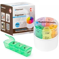 Akcesoria medyczne - Balanssen organizer na leki tygodniowy okrągły - miniaturka - grafika 1