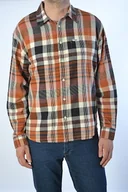 Koszule męskie - WRANGLER 1 POCKET SHIRT WITHERED ROSE KOSZULA MĘSKA LUŹNA - miniaturka - grafika 1