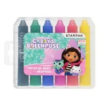 Kredki w sztyfcie 6 kolorów Gabbys STARPAK 528997 - Przybory szkolne - miniaturka - grafika 1