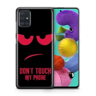 Etui i futerały do telefonów - Etui na telefon komórkowy Pokrowiec ochronny na Samsung Galaxy S20 Etui Bumper Cases TPU, Model: Samsung Galaxy S20, Wybierz wzór: Dont Touch My Phone Red - miniaturka - grafika 1
