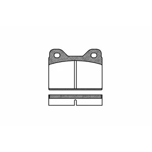 Klocki hamulcowe - komplet REMSA 0073.00 - Klocki hamulcowe - miniaturka - grafika 1