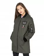 Kurtki damskie - Kurtka Zimowa Damska Bomberka Ocieplana R60-03 XXL - miniaturka - grafika 1