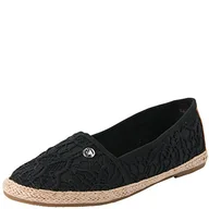 Espadryle damskie - TOM TAILOR Damskie buty damskie Espadryle, czarny - czarny Black - 38 EU - miniaturka - grafika 1