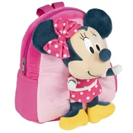 Plecaki szkolne i tornistry - Plecak Przedszkolny mały Pluszowy Myszka Minnie - miniaturka - grafika 1