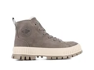 Botki damskie - Palladium Mieszane Pallashock Zip Ciepłe Botki, Szary, 47 EU - miniaturka - grafika 1