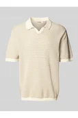 Koszulki męskie - Koszulka polo z prążkowanymi wykończeniami model KIAN - Only & Sons - miniaturka - grafika 1