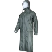 Akcesoria turystyczne - LAHTI PRO LAHTI PRO Płaszcz przeciwdeszczowy roboczy poliuretan zielony rozmiar 3XL L4170606 LPL4170606 - miniaturka - grafika 1