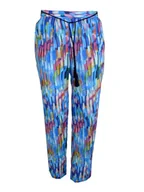 Spodnie sportowe damskie - Spodnie z autorskim drukiem - miniaturka - grafika 1