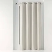 Zasłony - Douceur d'intérieur Douceur dintérieur Zasłona zaciemniająca TRAMINA 135 x 240 cm beżowa 1608921 - miniaturka - grafika 1
