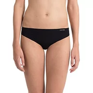 Majtki damskie - Calvin Klein stringi niewidoczna bielizna damska, czarny, 36 - miniaturka - grafika 1
