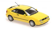 Samochody i pojazdy dla dzieci - Volkswagen Corrado G60 1990 Yellow 1:43 Minichamps - miniaturka - grafika 1