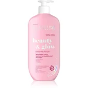 Balsamy i kremy do ciała - Eveline BEAUTY GLOW ROZŚWIETLAJĄCY BALSAM WYGŁADZAJĄCY DO CIAŁA 350ML 5903416040477 - miniaturka - grafika 1
