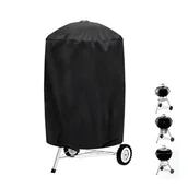 Pokrowce na grilla - Pokrowiec na grilla zewnętrznego, wodoodporny i odporny na promieniowanie UV, pasuje do grilli Weber, Holland, Jennair itp. (62 x 62 x 105 cm) - miniaturka - grafika 1