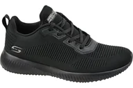 Moda i Uroda OUTLET - Skechers Bobs Squad 32504-BBK, Damskie, buty sneakers, Czarne - miniaturka - grafika 1